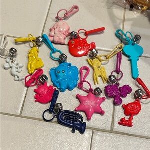Vintage 1980s Bell Charms lot L